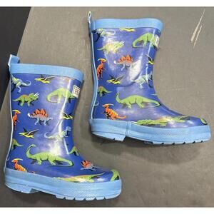 Hatley Dinosaur Kids Outdoor Waterproof Farm Water Rain Boots Toddler Size 10